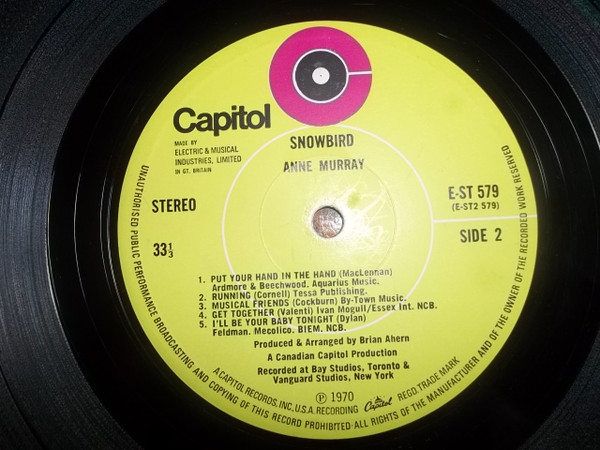 Anne Murray - Snowbird - Used Vinyl Record image 4