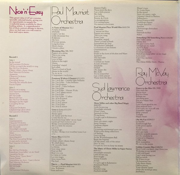 Various - Nice 'N' Easy - Used Vinyl Record image 2