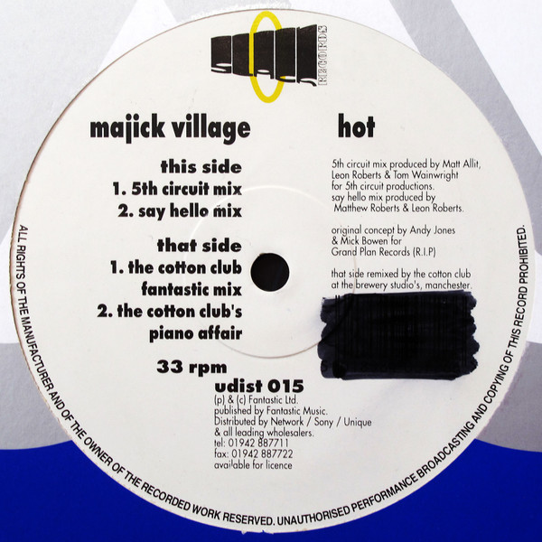 Majick Village - Hot - Used Vinyl Record 12" image 3