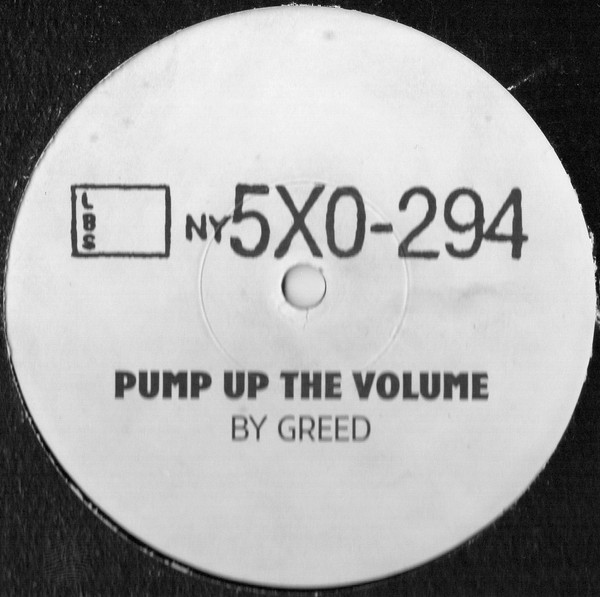 Greed - Pump Up The Volume - Used Vinyl Record 12" image 3