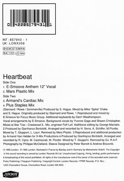 Jimmy Somerville - Heartbeat - Used Vinyl Record 12" image 7