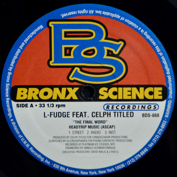 L-Fudge - Final Word / Star Wars - Vinyl Record 12" image 3