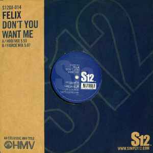 Felix - Don't You Want Me - Vinyl Record 12" image 1