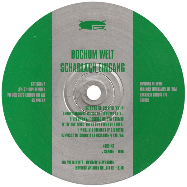 Bochum Welt - Scharlach Eingang - Used Vinyl Record 12" image 2