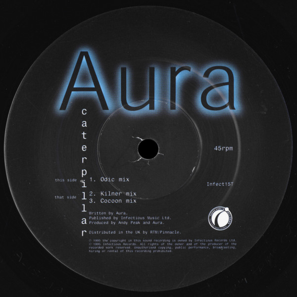 Aura - Caterpillar - Used Vinyl Record 12" image 3