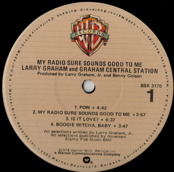 Graham Central Stati - My Radio Sure Sounds Good To Me - Used Vinyl image 3