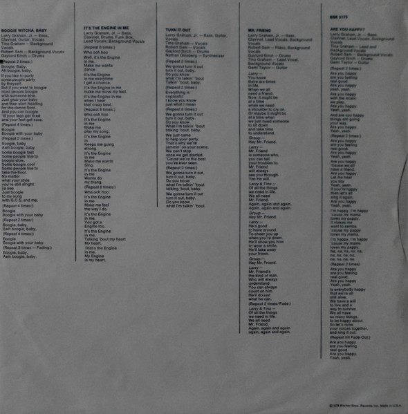 Graham Central Stati - My Radio Sure Sounds Good To Me - Used Vinyl image 6