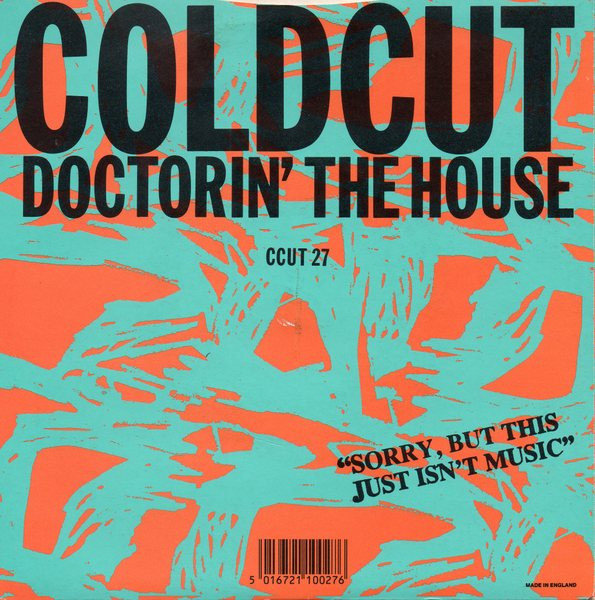 Coldcut - Doctorin' The House - Used Vinyl Record 7" image 2