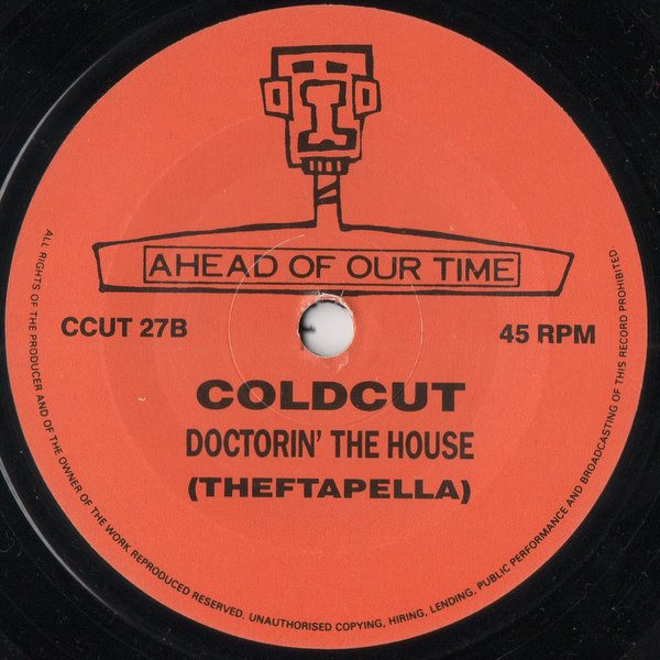 Coldcut - Doctorin' The House - Used Vinyl Record 7" image 4