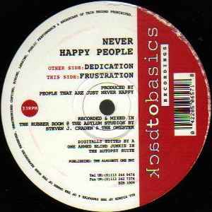 Never Happy People - Dedication / Frustration - Used Vinyl Record 12" image 1