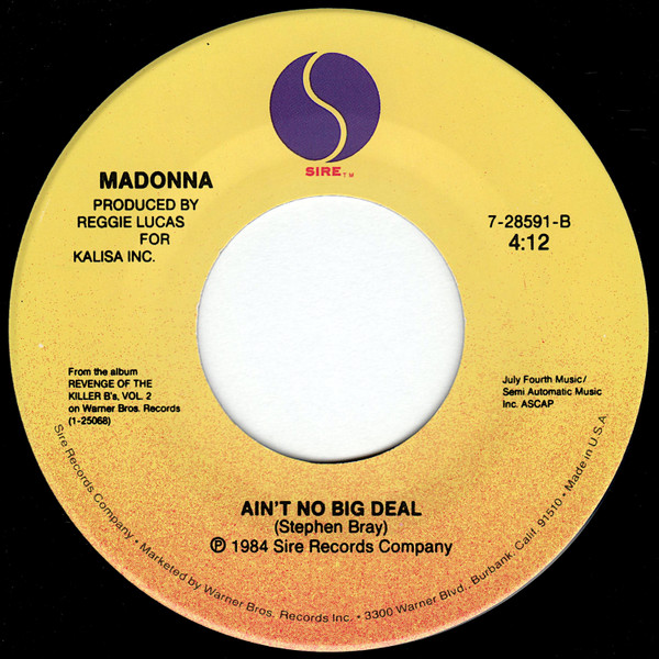 Madonna - True Blue - Used Vinyl Record 7" image 4