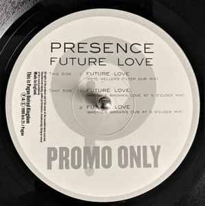 Presence - Future Love (Remixes) - Used Vinyl Record 12" image 1