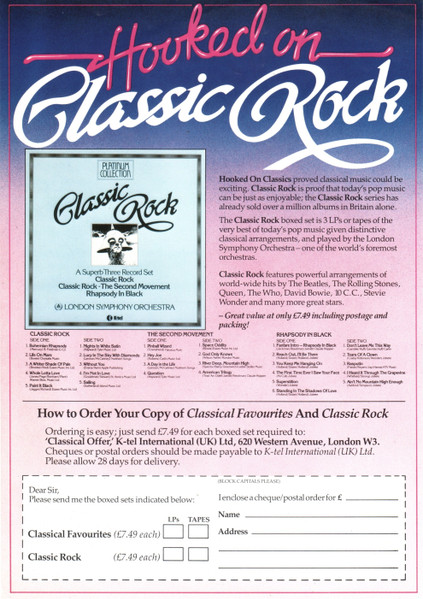 London Symphony Orch - Classic Rock Rock Classics - Used Vinyl Record image 7