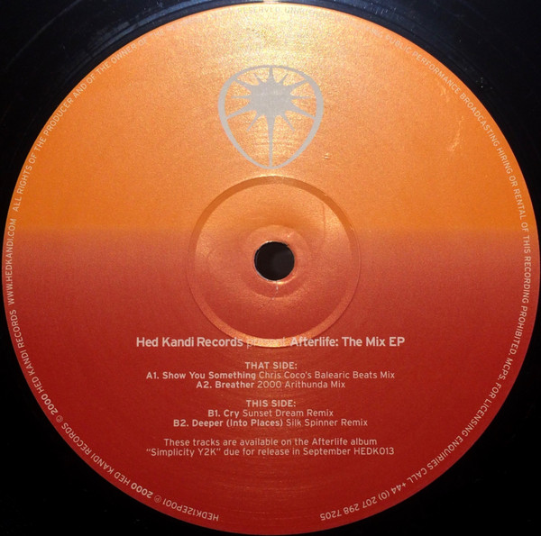 Afterlife - Mix EP - Vinyl Record 12" image 4