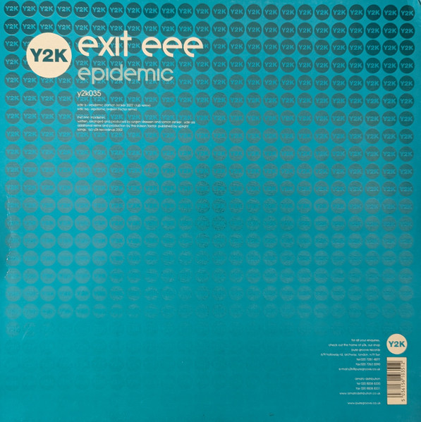 Exit EEE - Epidemic - Used Vinyl Record 12" image 2