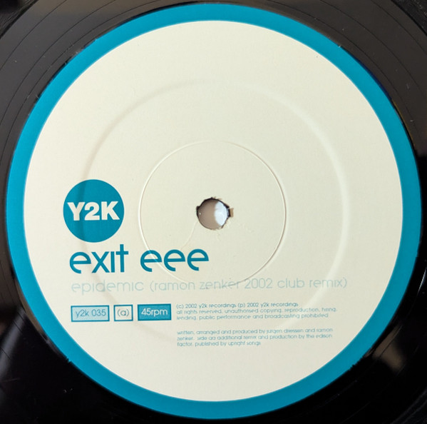 Exit EEE - Epidemic - Used Vinyl Record 12" image 3