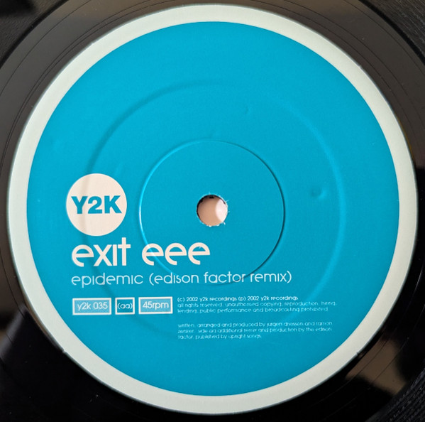 Exit EEE - Epidemic - Used Vinyl Record 12" image 4