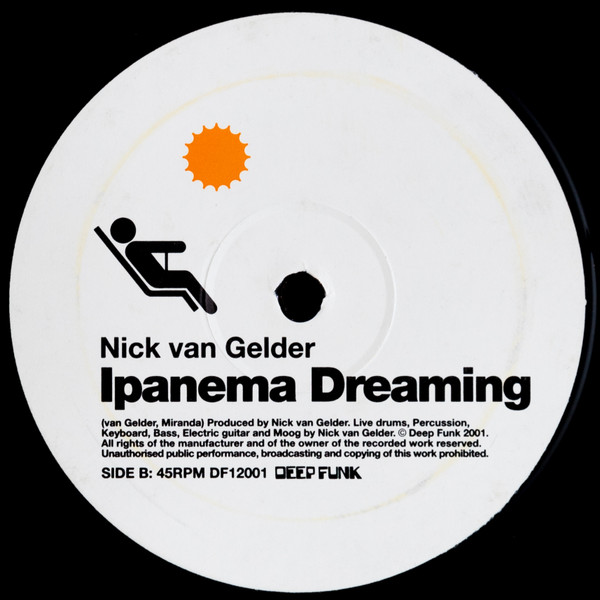 Nick Van Gelder - Foolish Moon / Ipanema Dreaming - Used Vinyl Record image 3