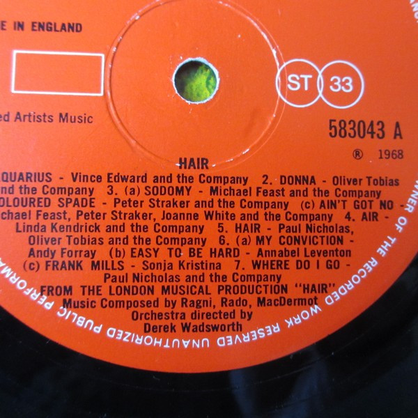 Various - Hair - Used Vinyl Record image 4