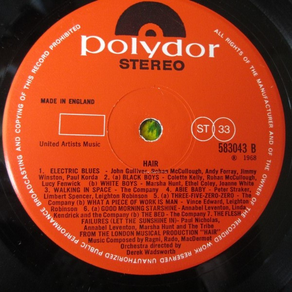 Various - Hair - Used Vinyl Record image 5