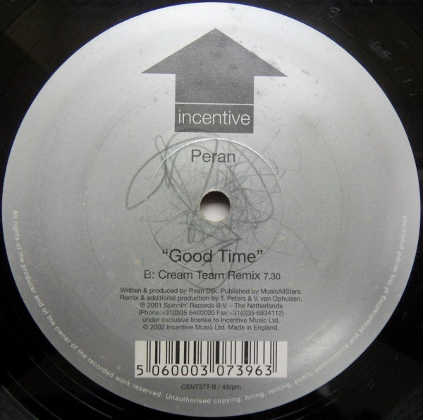 Peran - Good Time - Used Vinyl Record 12" image 2