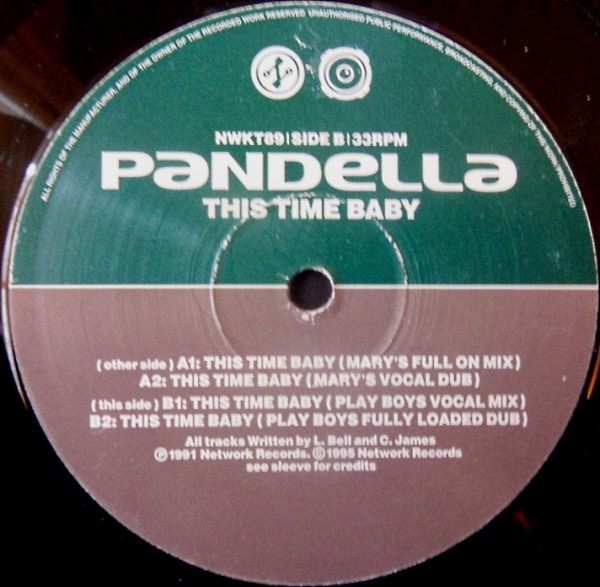 Pandella - This Time Baby - Used Vinyl Record 12" image 4