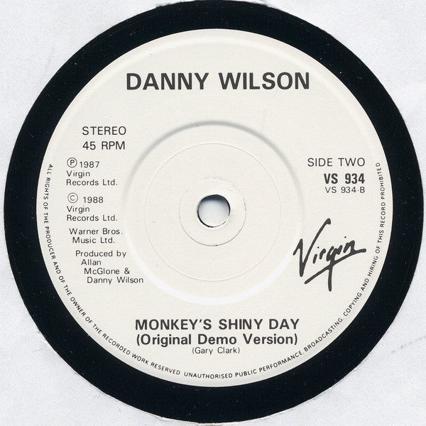 Danny Wilson - Mary's Prayer - Used Vinyl Record 7" image 4