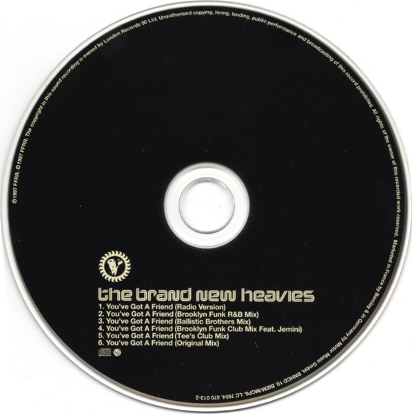 Brand New Heavies - You've Got A Friend - Used CD image 6