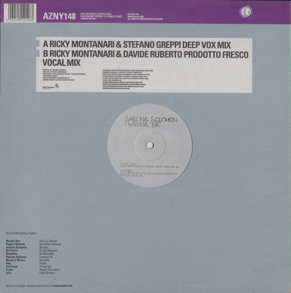 Shauna Solomon - I Wanna Be - Used Vinyl Record 12" image 3