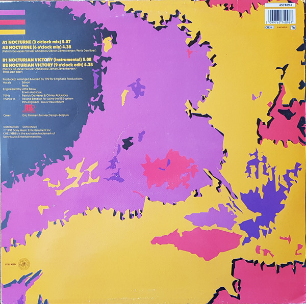 T99 - Nocturne - Used Vinyl Record 12" image 2