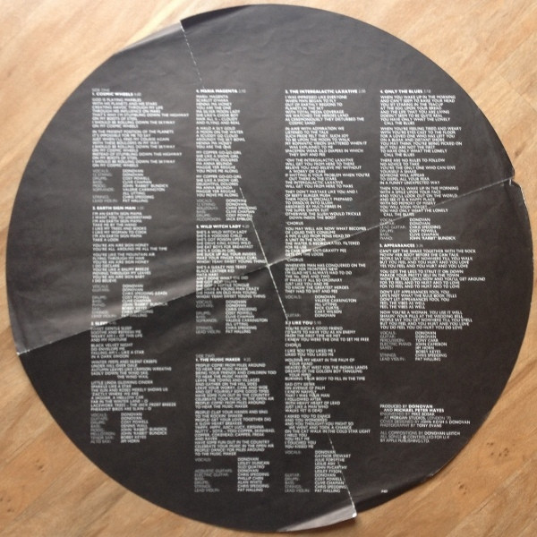Donovan - Cosmic Wheels - Used Vinyl Record image 6