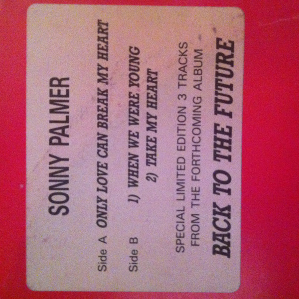 Sonny Palmer - Only Love Can Break My Heart - Used Vinyl Record 12" image 2