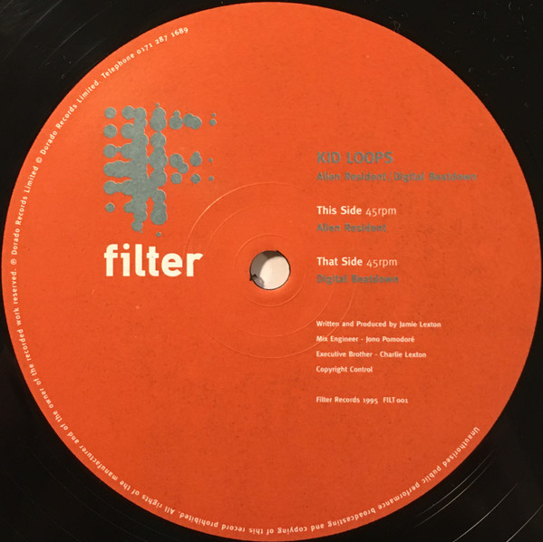 Kid Loops - Alien Resident - Used Vinyl Record 12" image 4
