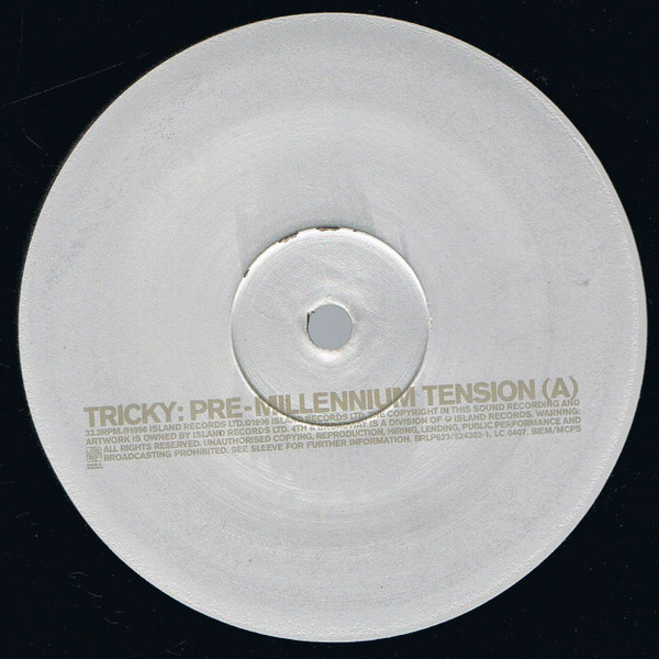 Tricky - Pre-Millennium Tension - Used Vinyl Record image 3