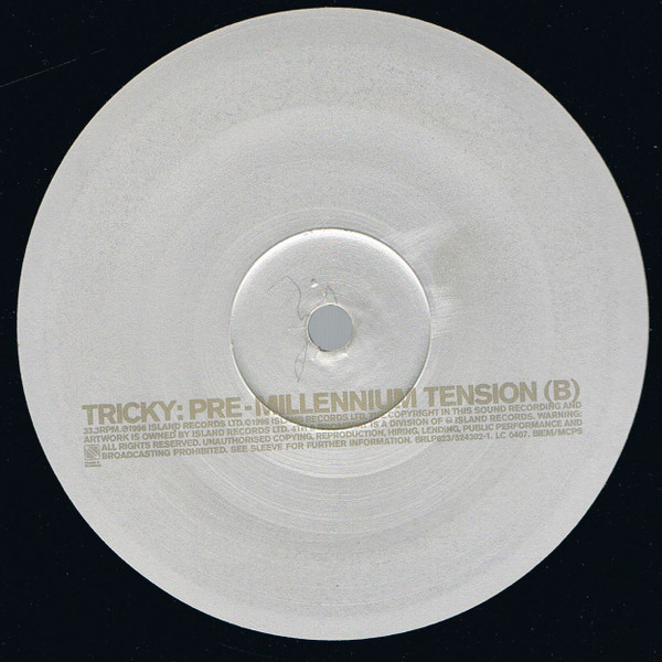 Tricky - Pre-Millennium Tension - Used Vinyl Record image 4