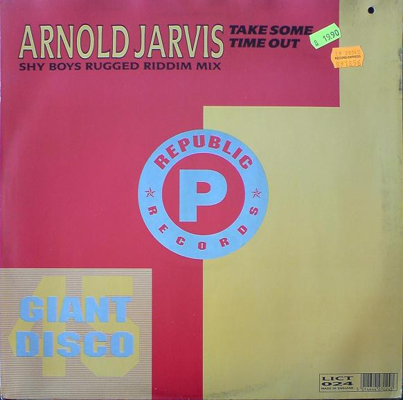 Arnold Jarvis - Take Some Time Out - Used Vinyl Record 12" image 2