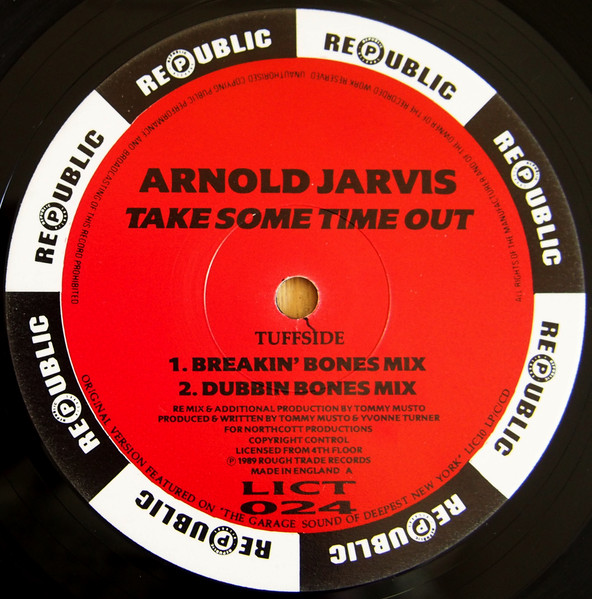 Arnold Jarvis - Take Some Time Out - Used Vinyl Record 12" image 3