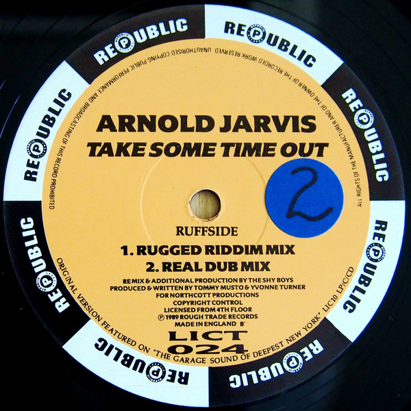 Arnold Jarvis - Take Some Time Out - Used Vinyl Record 12" image 4
