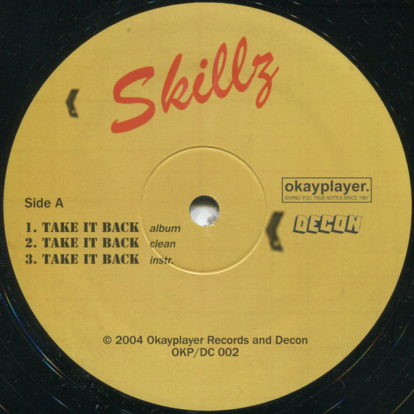 Skillz - Take It Back / On And On - Vinyl Record 12" image 3