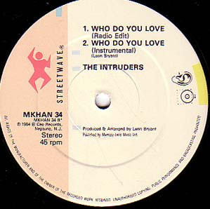 Intruders - Who Do You Love - Used Vinyl Record 12" image 4