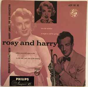 Rosemary Clooney - Rosy And Harry - Used Vinyl Record 7" image 1