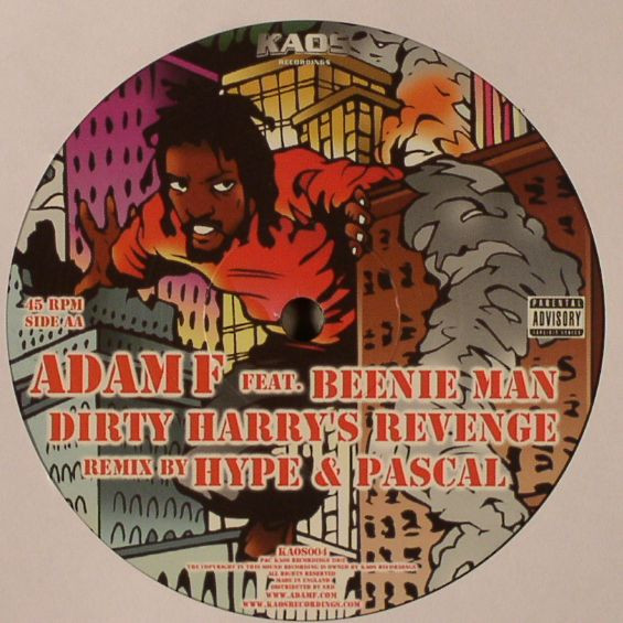 Adam F - Dirty Harry's Revenge (Remixes) - Used Vinyl Record 12" image 3