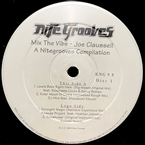 Joe Claussell - Mix The Vibe - Used Vinyl Record 12" image 3