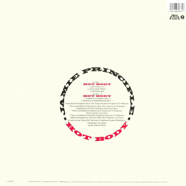 Jamie Principle - Hot Body - Used Vinyl Record 12" image 2
