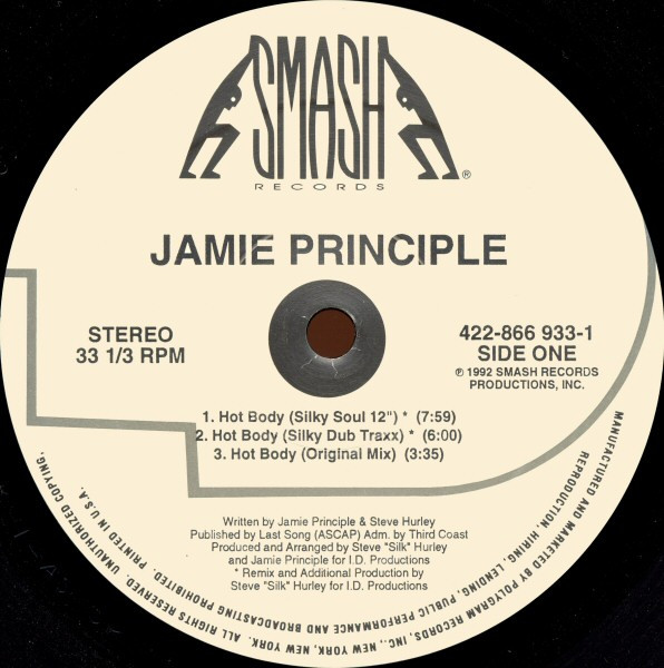 Jamie Principle - Hot Body - Used Vinyl Record 12" image 3