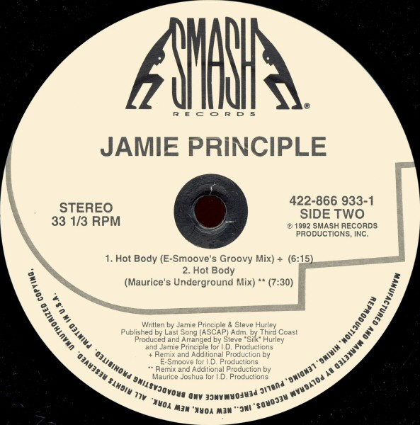 Jamie Principle - Hot Body - Used Vinyl Record 12" image 4