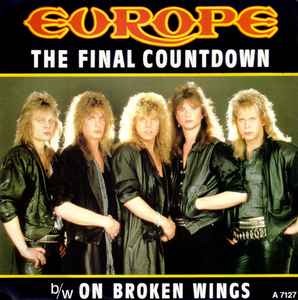 Europe - Final Countdown b/w Broken Wings - Used Vinyl Record 7" image 1