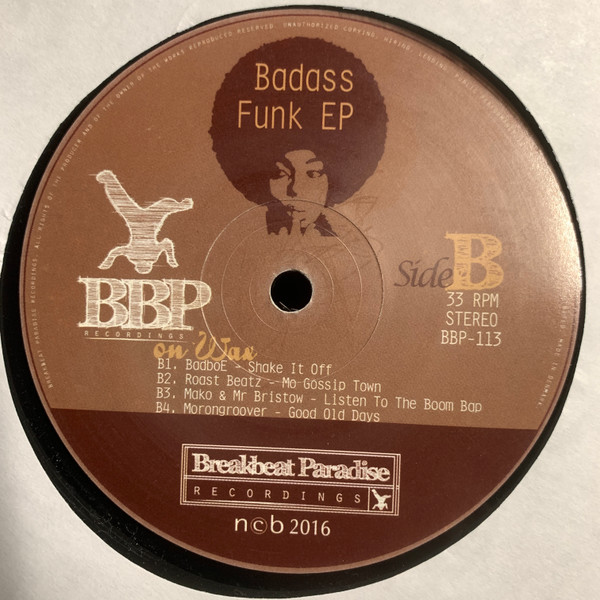 Various - Badass Funk EP - Vinyl Record 12" image 3