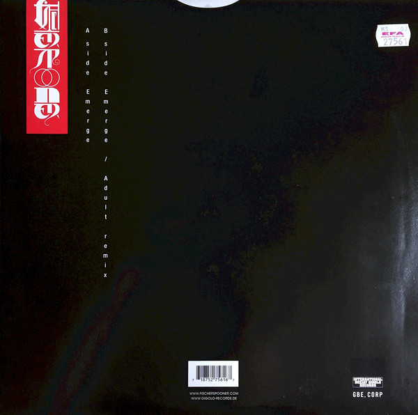 Fischerspooner - Emerge - Used Vinyl Record 12" image 2