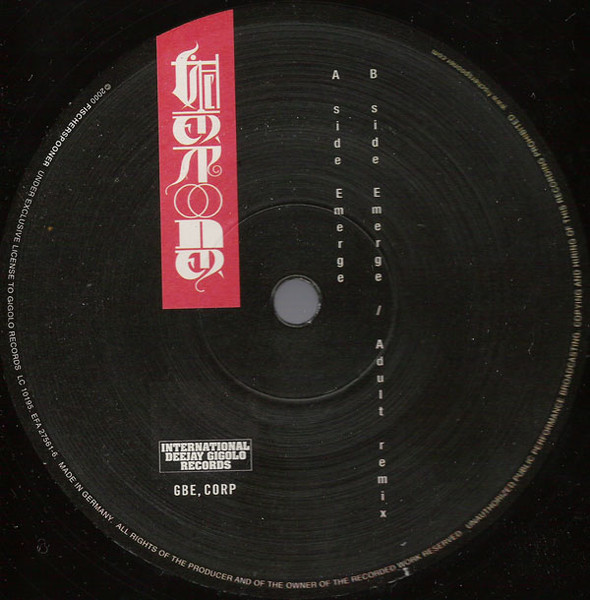 Fischerspooner - Emerge - Used Vinyl Record 12" image 3
